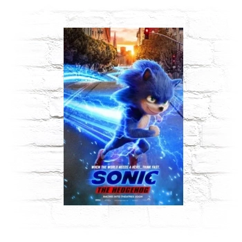 Sonic the Hedgehog (2020) Metal Wall Art