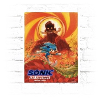 Sonic the Hedgehog (2020) Metal Wall Art