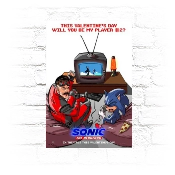 Sonic the Hedgehog (2020) Metal Wall Art