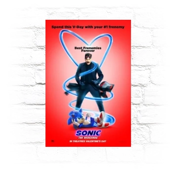 Sonic the Hedgehog (2020) Metal Wall Art