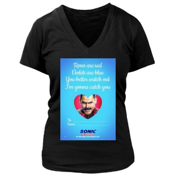 Sonic the Hedgehog (2020) Women's Deep V-Neck TShirt