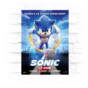 Sonic the Hedgehog (2020) Metal Wall Art