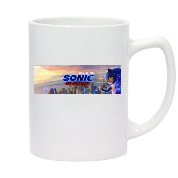 Sonic the Hedgehog (2020) 14oz White Statesman Mug