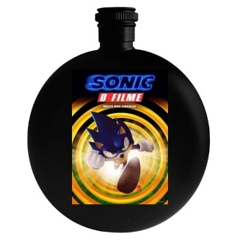 Sonic the Hedgehog (2020) Round Flask