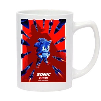 Sonic the Hedgehog (2020) 14oz White Statesman Mug