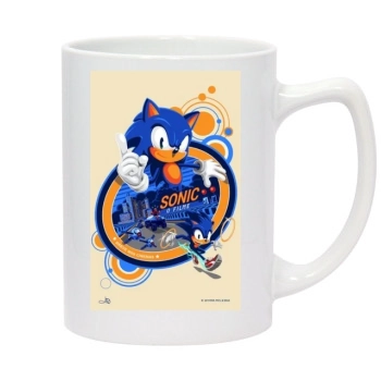 Sonic the Hedgehog (2020) 14oz White Statesman Mug