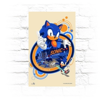 Sonic the Hedgehog (2020) Metal Wall Art