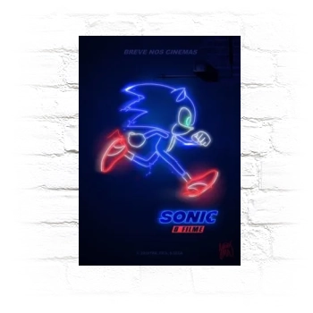 Sonic the Hedgehog (2020) Metal Wall Art