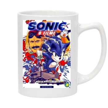 Sonic the Hedgehog (2020) 14oz White Statesman Mug