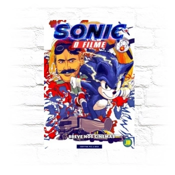 Sonic the Hedgehog (2020) Metal Wall Art