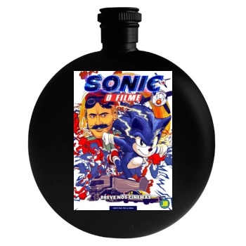 Sonic the Hedgehog (2020) Round Flask