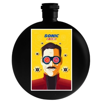 Sonic the Hedgehog (2020) Round Flask