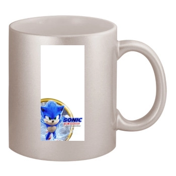 Sonic the Hedgehog (2020) 11oz Metallic Silver Mug