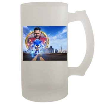 Sonic the Hedgehog (2020) 16oz Frosted Beer Stein