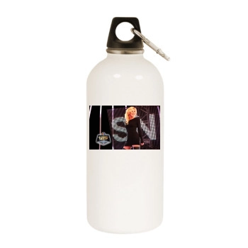 Faith Hill White Water Bottle With Carabiner