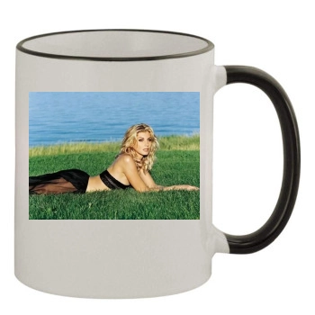 Faith Hill 11oz Colored Rim & Handle Mug