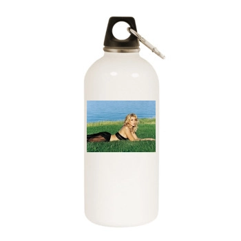 Faith Hill White Water Bottle With Carabiner