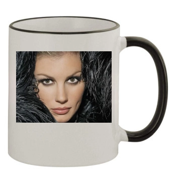 Faith Hill 11oz Colored Rim & Handle Mug