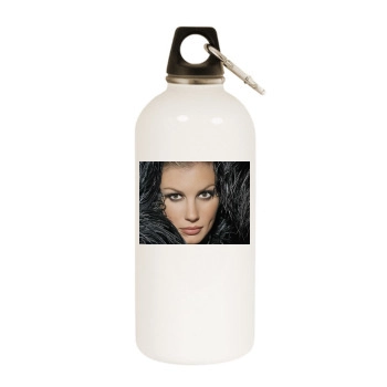 Faith Hill White Water Bottle With Carabiner