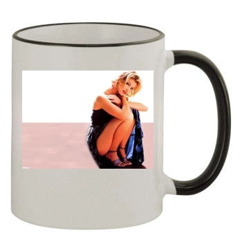 Faith Hill 11oz Colored Rim & Handle Mug