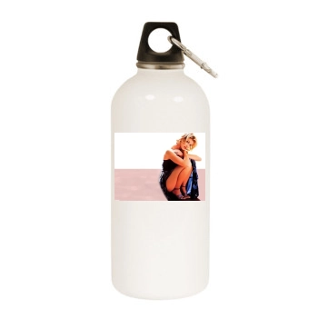 Faith Hill White Water Bottle With Carabiner