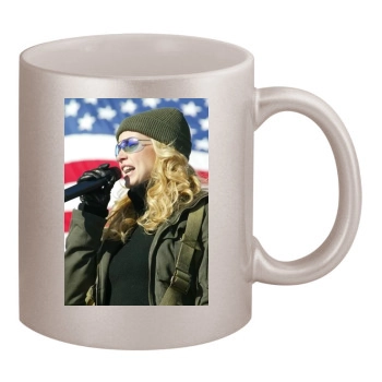 Faith Hill 11oz Metallic Silver Mug