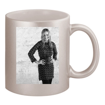 Abbie Cornish 11oz Metallic Silver Mug