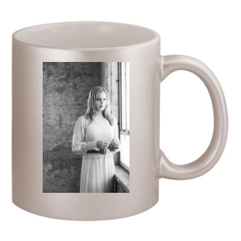 Abbie Cornish 11oz Metallic Silver Mug