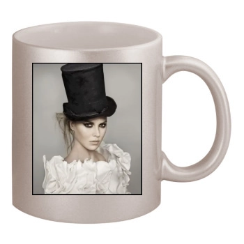 Abbie Cornish 11oz Metallic Silver Mug