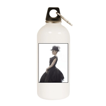 Abbie Cornish White Water Bottle With Carabiner