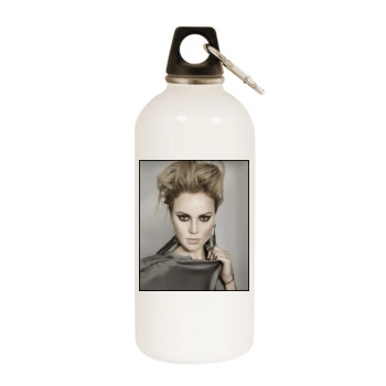 Abbie Cornish White Water Bottle With Carabiner