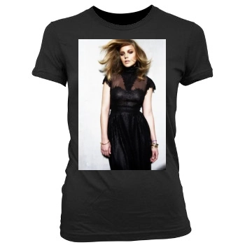 Abbie Cornish Women's Junior Cut Crewneck T-Shirt