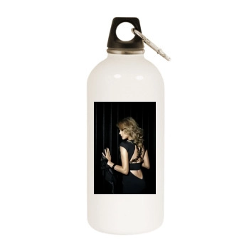 Abbie Cornish White Water Bottle With Carabiner