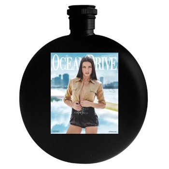 Adriana Lima Round Flask