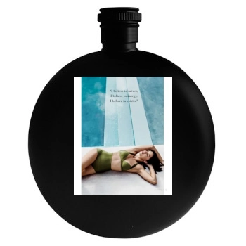 Adriana Lima Round Flask