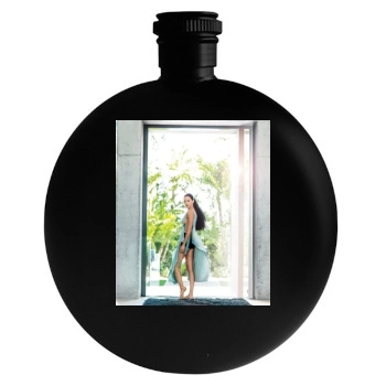 Adriana Lima Round Flask