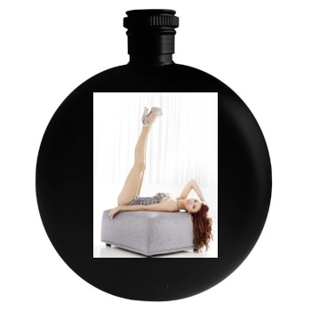 Adriana Lima Round Flask