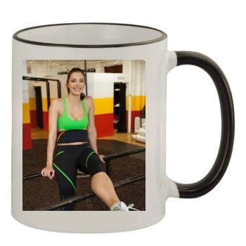 Adrianne Curry 11oz Colored Rim & Handle Mug