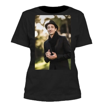 Adrien Brody Women's Cut T-Shirt