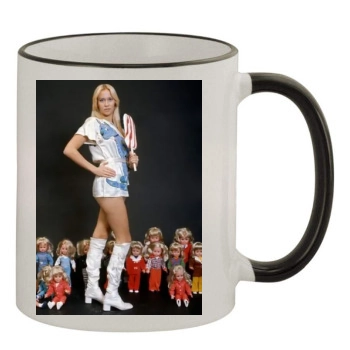 Agnetha Faltskog 11oz Colored Rim & Handle Mug