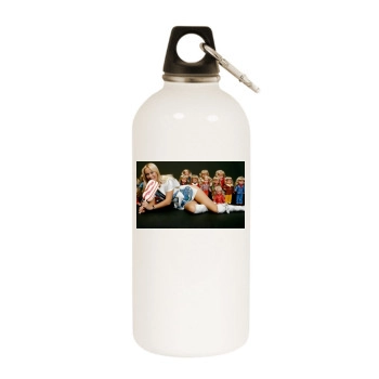 Agnetha Faltskog White Water Bottle With Carabiner