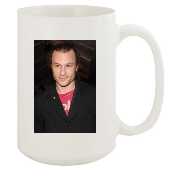 Heath Ledger 15oz White Mug