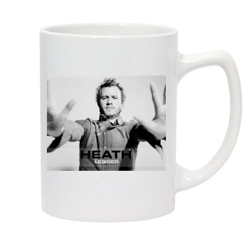 Heath Ledger 14oz White Statesman Mug