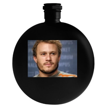 Heath Ledger Round Flask