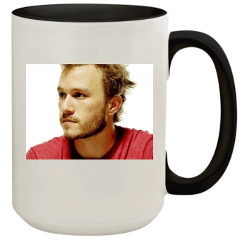 Heath Ledger 15oz Colored Inner & Handle Mug