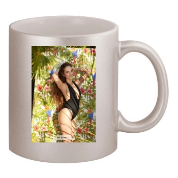 Alexa Ray Joel 11oz Metallic Silver Mug