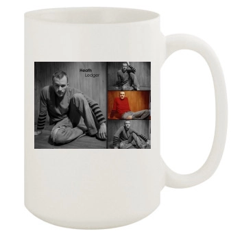 Heath Ledger 15oz White Mug