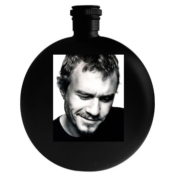 Heath Ledger Round Flask