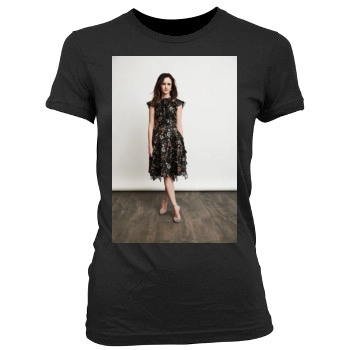 Alexis Bledel Women's Junior Cut Crewneck T-Shirt