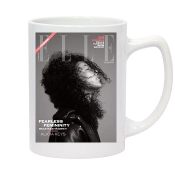 Alicia Keys 14oz White Statesman Mug